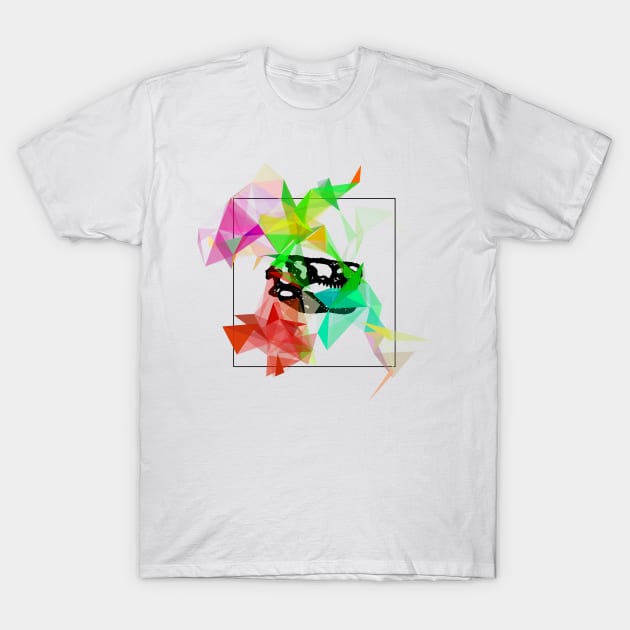 Abstract Geometric Collage T-Shirt by NJORDUR